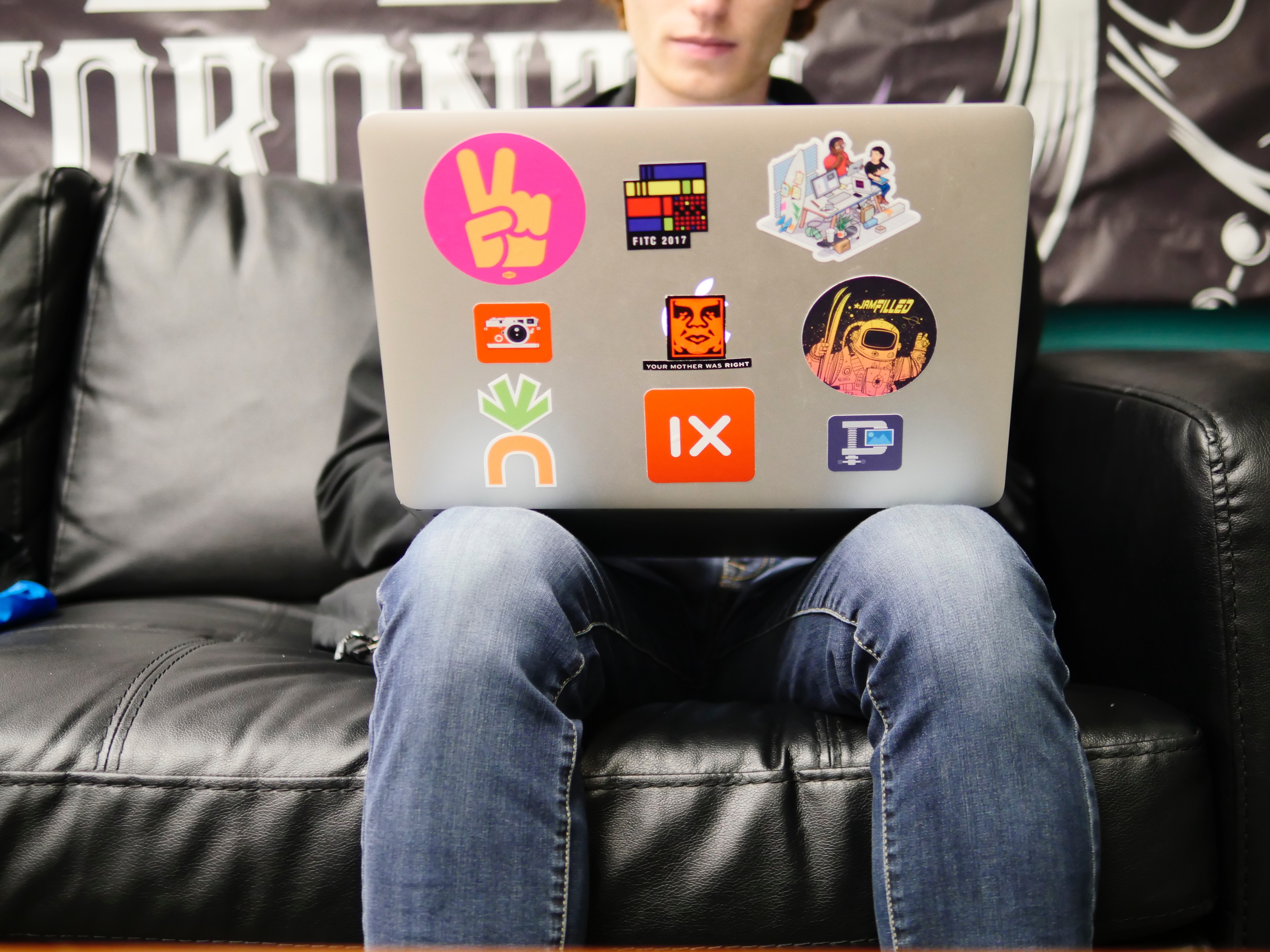 Guy on laptop