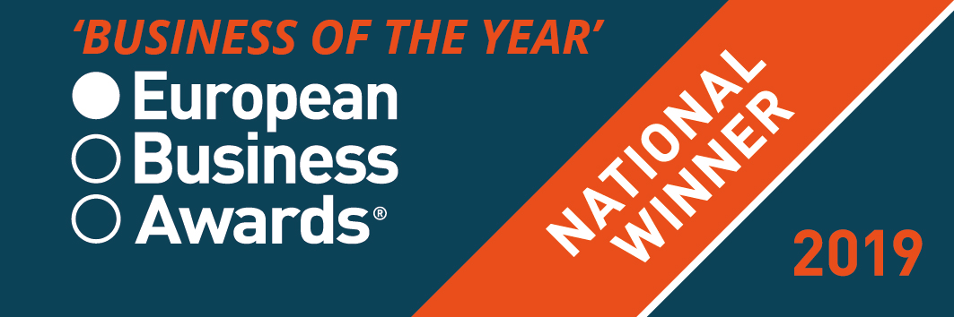European business awards winners ribbon