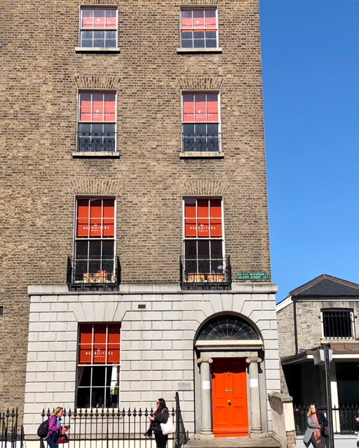 Outside our office in Dublin