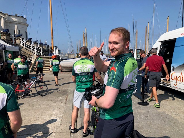 Robert Fagan at GOALs CEO Cycle Challenge