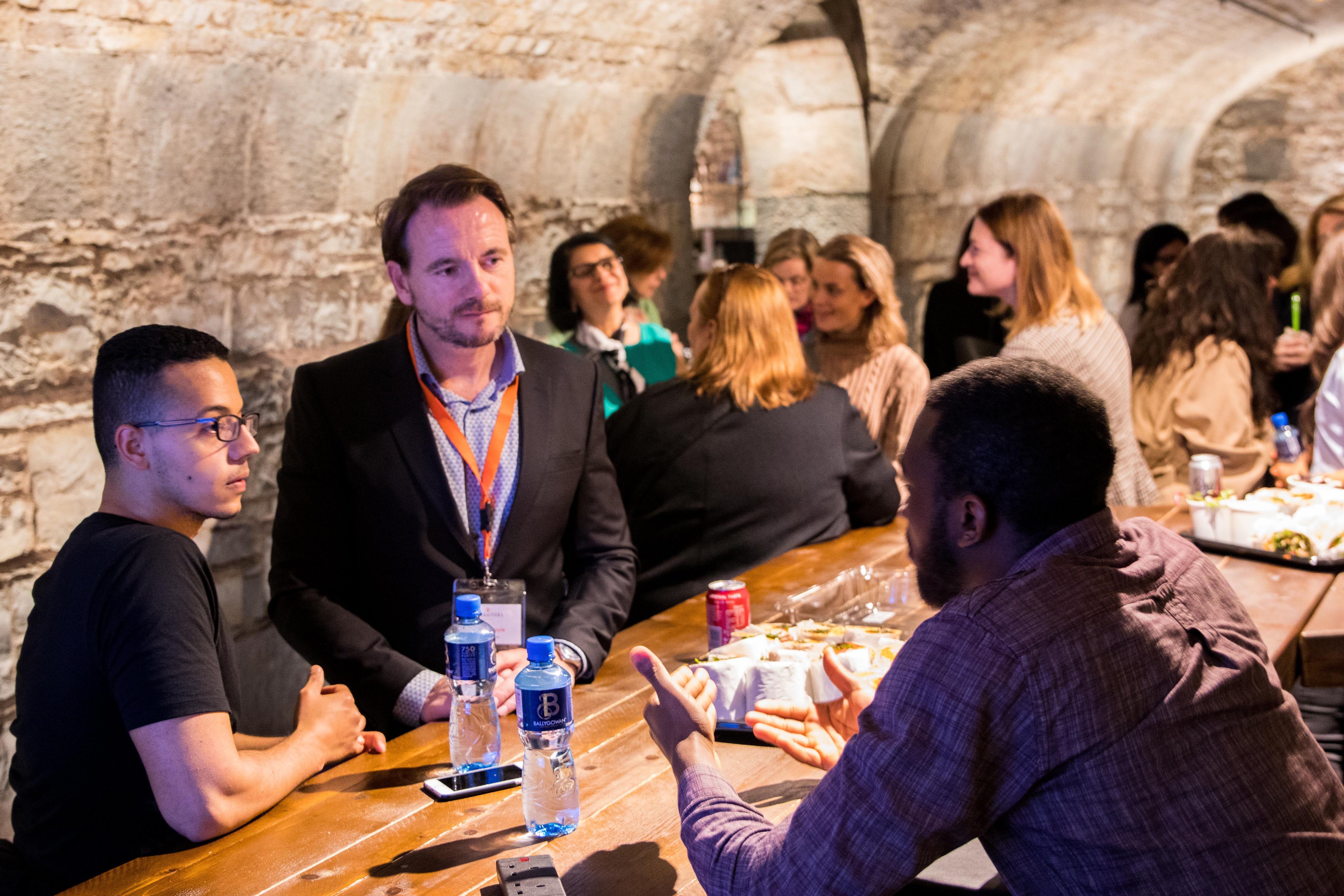 Networking at the event
